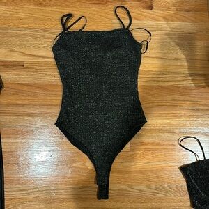 Forever 21 sparkled body suit size small